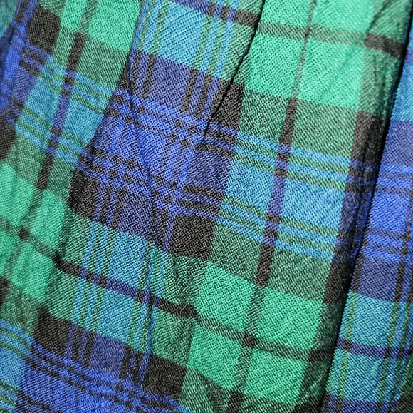 Modcloth Sleeveless Top Size XL Plaid - Picture 7 of 8